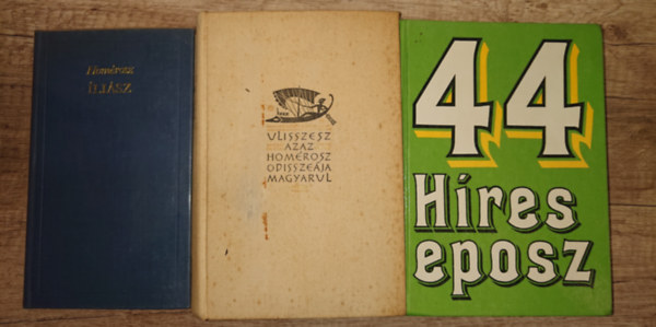 Homrosz - 3 knyves epikus csomag: Illisz, Odsszeusz, azaz Homrosz Odsszeja magyarul + 44 hres eposz