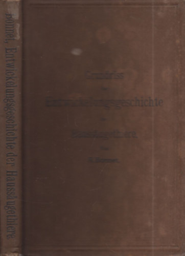 Grundriss der Entwickelungsgeschichte der Haussaugethiere