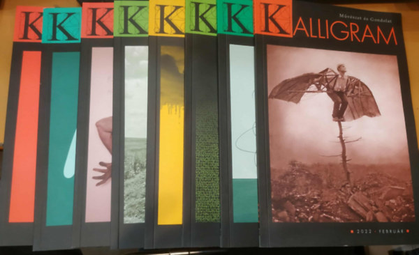 8 db Kalligram (Mvszet s Gondolaz)(Lapszmok a termklapon)