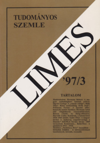 LIMES Komrom-Esztergom megyei Tudomnyos szemle 1997/3.