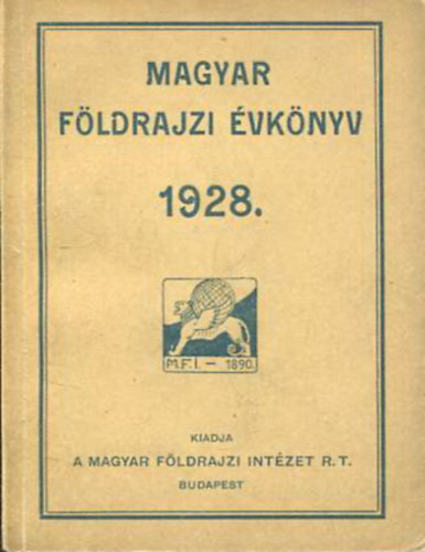 Magyar fldrajzi vknyv 1928