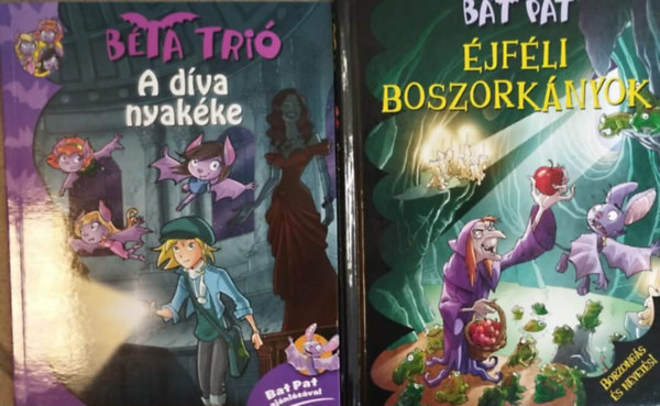 2db k�nyv :A d�va nyak�ke+Bat Pat: �jf�li boszork�nyok