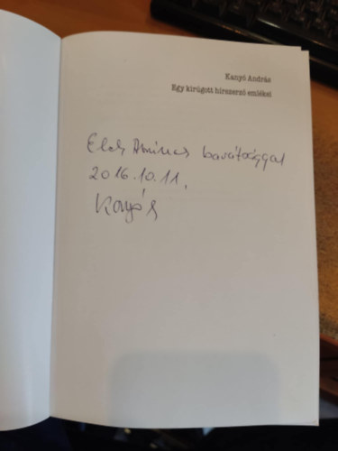 Egy kirgott hrszerz emlkei