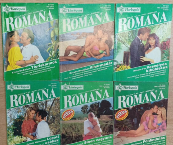 10 db Romana magazin: (51-60. lapsz�mig 1993/07-1994/01)