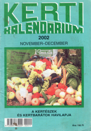 Kerti kalendrium 2002 november-december