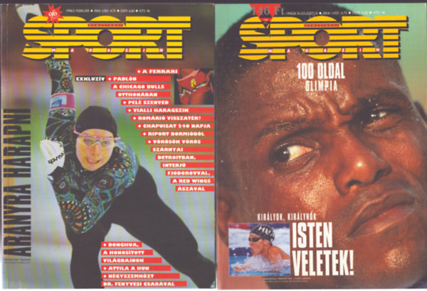 2 db Nemzetk�zi Sport magazin: 1996/2., 8. sz�mok