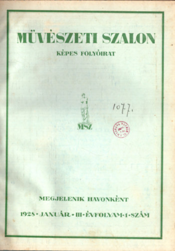 Mvszi Szalon kpes folyirat 1928. (teljes vfolyam egybektve)