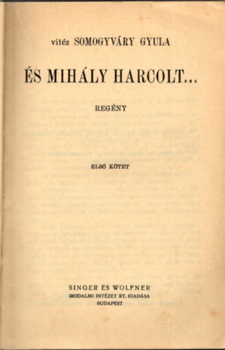 s Mihly harcolt...
