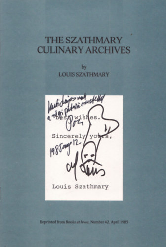 The Szathmary Culinary Archives (dedik�lt)