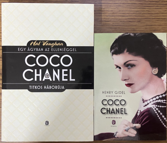 2 db Coco Chanel k�nyv - Coco Chanel titkos h�bor�ja, Coco Chanel