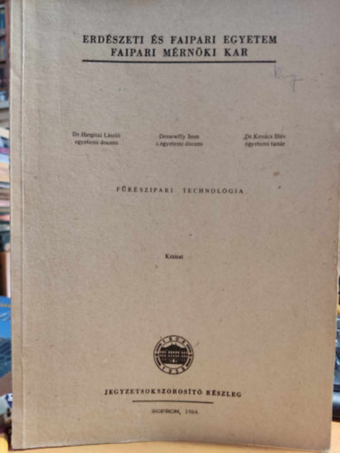 F�r�szipari technol�gia