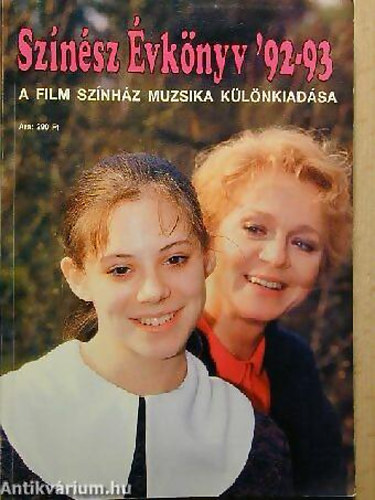 Sz�n�sz �vk�nyv '92-93 A FILM SZ�NH�Z MUZSIKA K�L�NKIAD�SA