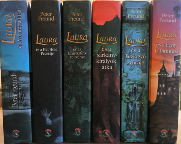 Laura 1-6. / Laura s Aventerra titkai, Laura s a Ht Hold pecstje, Laura s az Ezstszfinx rejtvnye, Laura s a srknykirlyok tka, Laura s a Tzkgy gyrje, Laura s a Fny Labirintusa