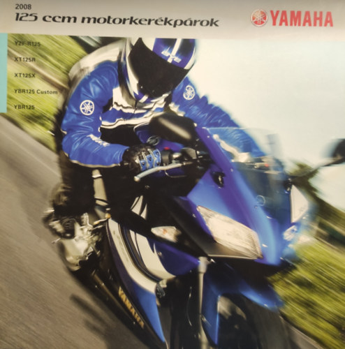 Yamaha 125 ccm motorker�kp�rok 2008 - prospektus