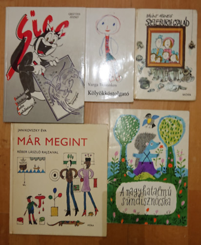 5 klasszikus gyerekknyv: Mr megint, Sicc, Klykkstolgat, Szeleburdi csald, A nagyhatlm sndiszn
