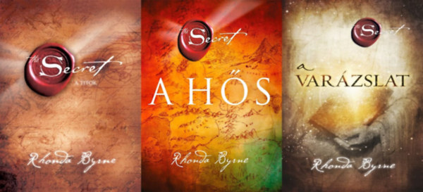 3 db Rhonda Byrne knyv: A titok + A Hs + A Varzslat
