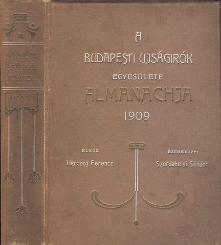 A Budapesti jsgrk Egyeslete almanachja 1909