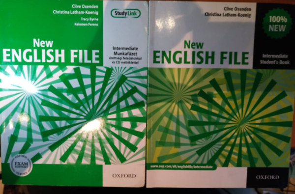 New English File Intermediate Munkafzet rettsgi feladatokkal s CD mellklettel + Intermediate Student's Book+Intermediate Teacher's Book