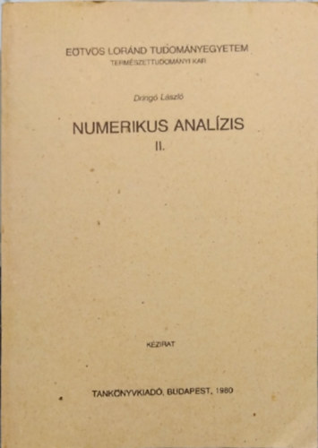 Numerikus analzis II.