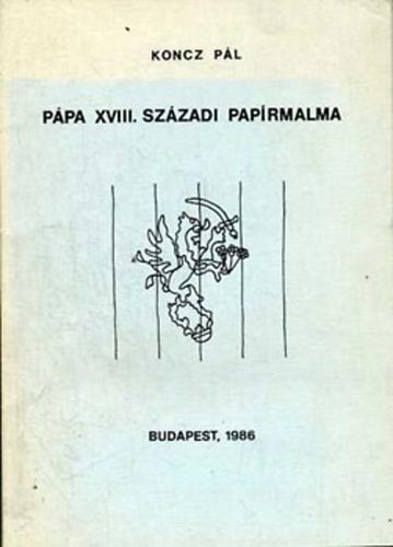 P�pa XVIII. sz�zadi pap�rmalma