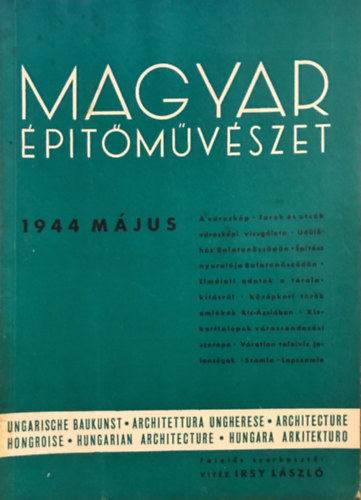 Magyar �p�t�m�v�szet 1944 m�jus