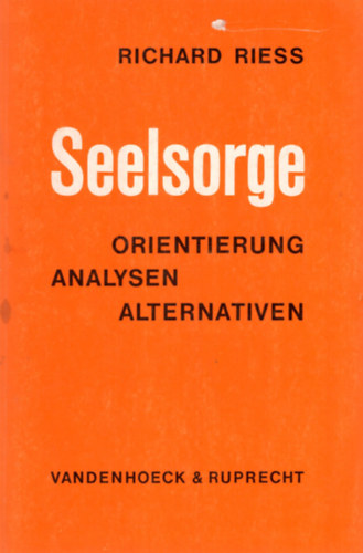 Seelsorge Orientierung,  Analysen Alternativen