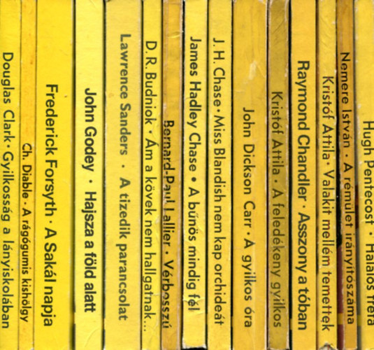 28 db "Albatrosz" k�tet (krimi)