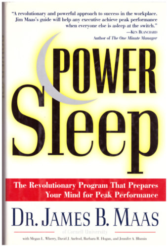 Dr. James B. Maas - Power Sleep - The Revolutionary Program That Prepares Your Mind for Peak Performance