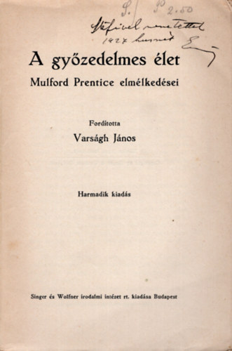 A gy�zedelmes �let