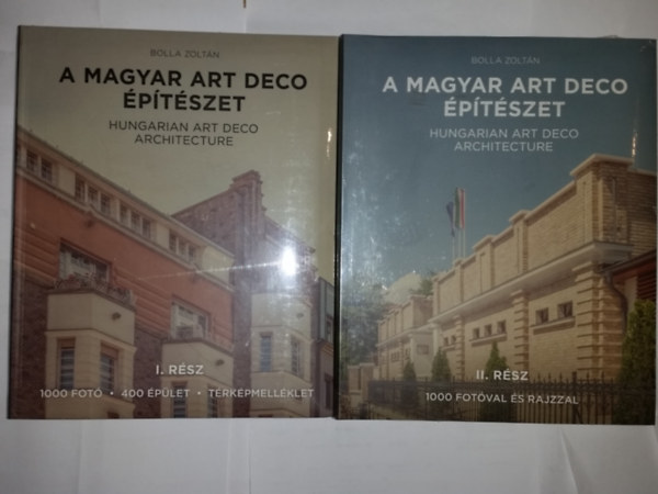 Bolla Zoltn A magyar art deco ptszet I-II. Els s msodik ktet egytt !