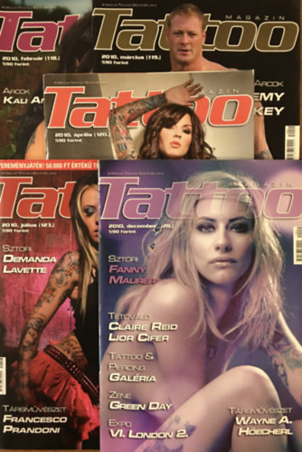 Tattoo magazin - 2010 - 5 db