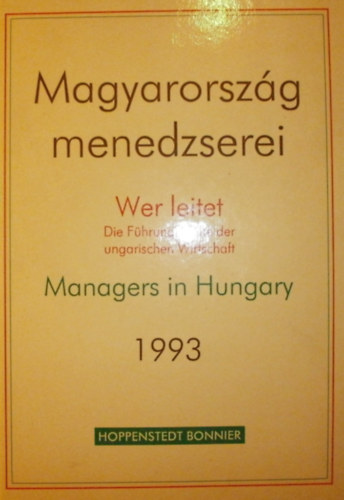 Magyarorszg menedzserei 1993