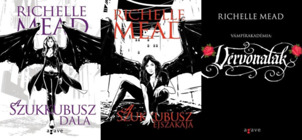 3 db Richelle Mead fantasy: A szukkubusz dala + A szukkubusz jszakja + Vrvonalak