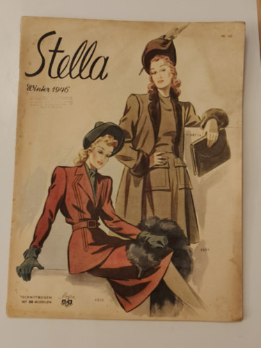 Stella Winter 1946 Nr.63 Antik divatlap szab�smint�val