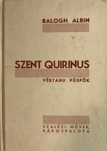 Szent Quirinus vrtanu pspk