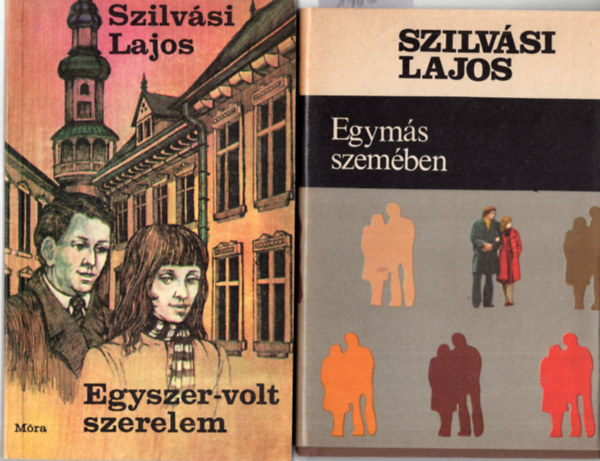 2 db Szilv�si Lajos k�nyv ( egy�tt ) 1. Egym�s szem�ben, 2. Egyszer volt szerelem