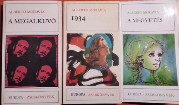3 db Alberto Moravia: 1934 + A megvet�s + Megalkuv�
