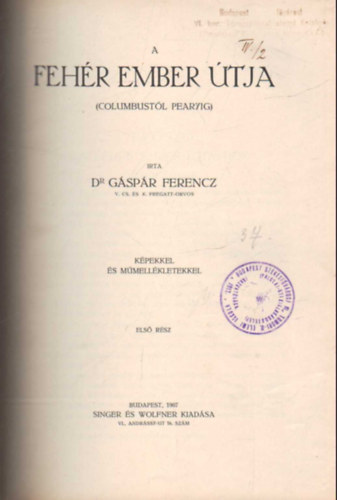 A Fld krl - A fehr ember tja XIII. ktet ( Coumbustl Pearyig )