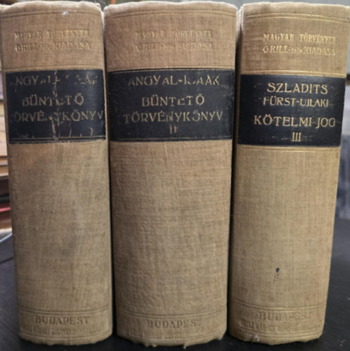 Magyar t�rv�nyek Grill-f�le kiad�s k�nyvcsomag