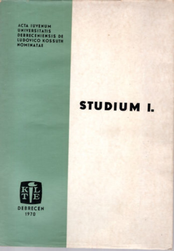 Studium I. ( Di�kk�ri F�zetek IV. )