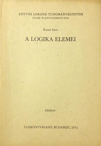 A logika elemei