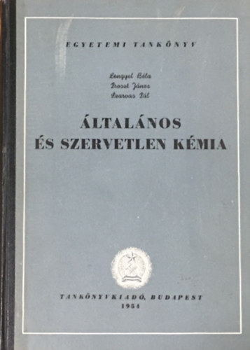 �ltal�nos �s szervetlen k�mia