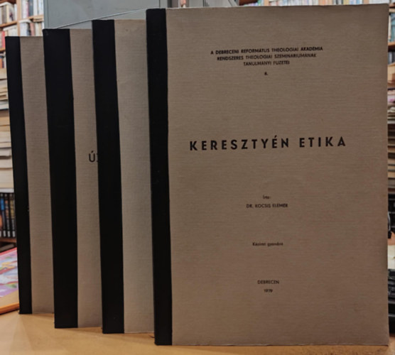 4 db Theologiai Akadmia: 1. szm: Liturgika + 2. szm: jszvetsgi bevezets + 5. szm: A Nzreti Jzus + 6. szm: Keresztyn Etika