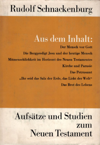 Aufsatze und Studien zum Neuen Testament.