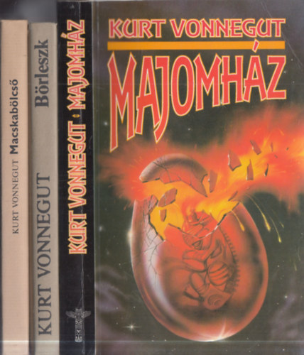 Kurt Vonnegut - 3 db. Vonnegut: Macskabölcső + Börleszk + Majomház