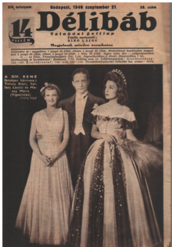 D�lib�b - 1940. szeptember 21. (38. sz�m)