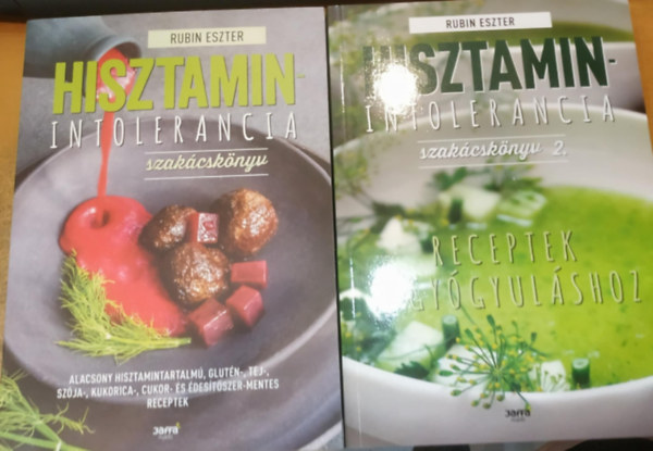 2 db Hisztaminintolerancia szakcsknyv 1-2.