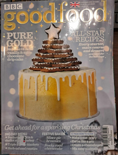 BBC Good Food - Christmas 2018 (Ham & crackling, Root vegetable tatin with candied nuts & blue cheese, White forest meringue roulade