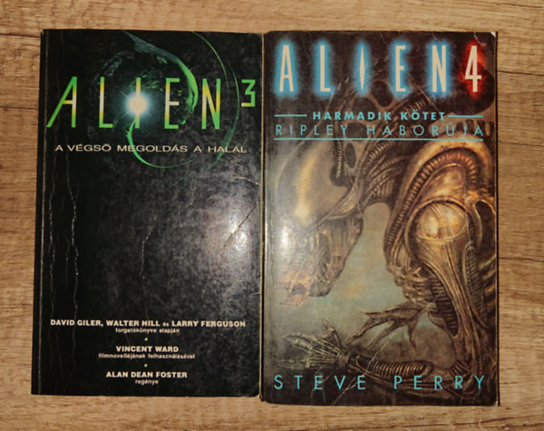 Vincent Ward Steve Perry - 2 klasszikus Alien sci-fi: Alien 3., Alien 4.
