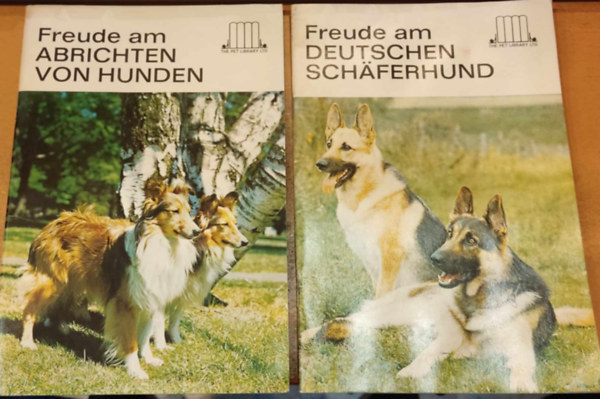 E. Schneider - 2 db Freude am: Abrichten von Hunden (Nr. 185) + Deutschen Schferhund (Nr. 113)(The Pet Library Ltd.)
